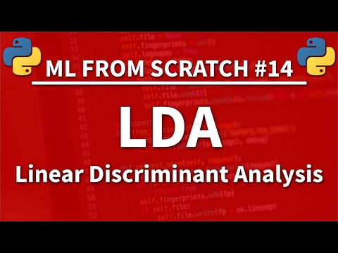 LDA Linear Discriminant Analysis In Python ML From Scratch 14 Python Tutorial