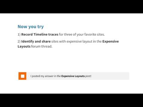 Finding Examples of Expensive Layouts Website Performance Optimization