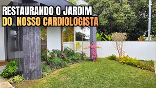 RESTAURANDO O JARDIM DO NOSSO CARDIOLOGISTA DR NATAN: SALVANDO UM PÉ DE JABUTICABA 