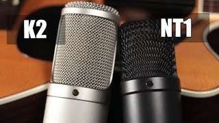 Video thumbnail for Rode K2 vs Rode NT1 (acoustic guitar) (pt.1) by Crash Course Recording
