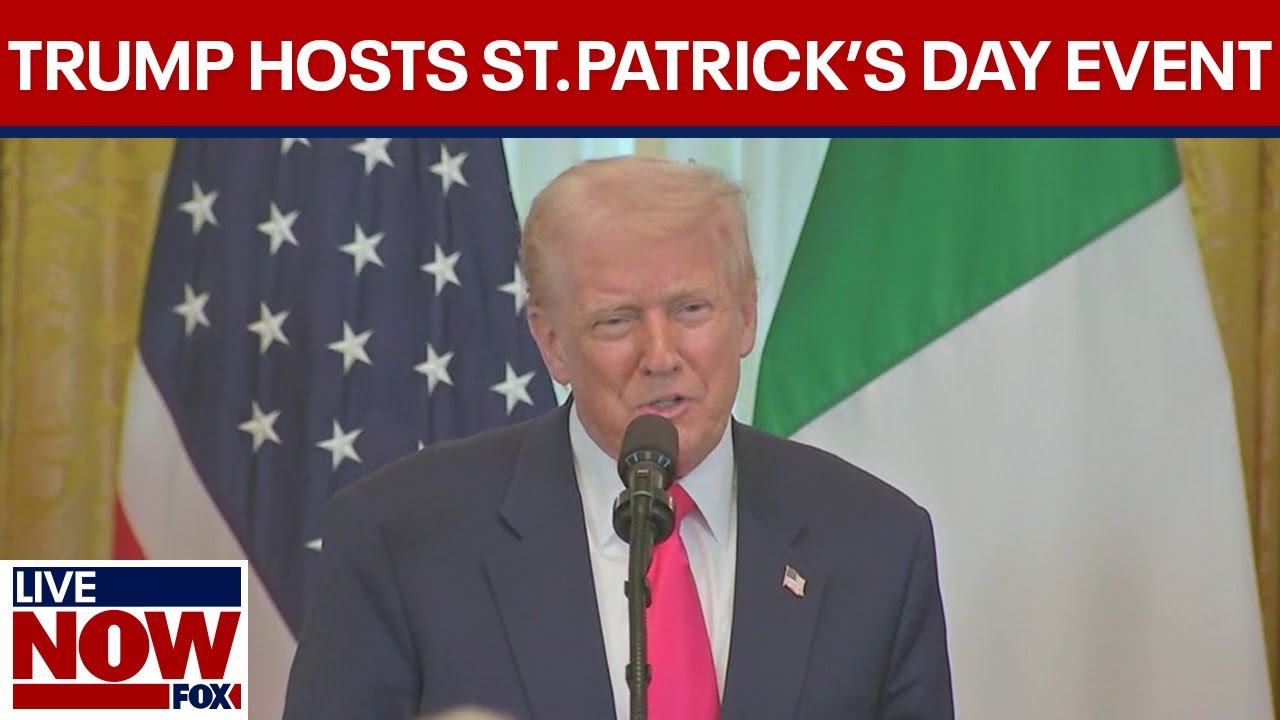 FULL REMARKS: President Trump hosts St. Patrick's Day reception at White House | LiveNOW from FOX
