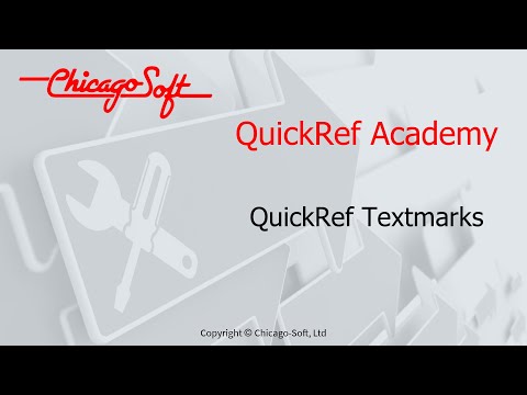 QuickRef Academy - QuickRef® Textmarks