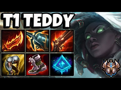 T1 Teddy SENNA ADC vs TWITCH - Patch 11.6 Ranked Korea ✅