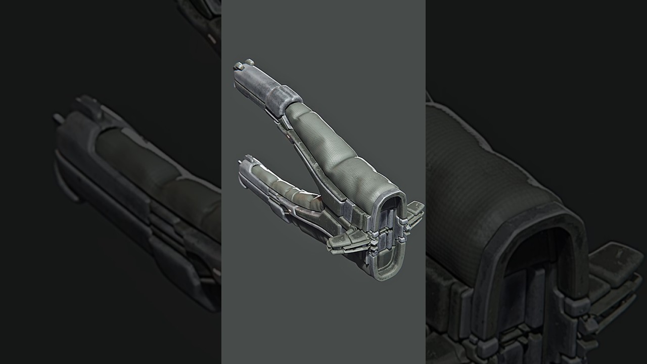 Blaster Concept Art Model