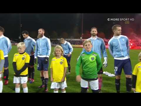 Många MFF-supportrar på plats i Falkenberg - TV4 Sport