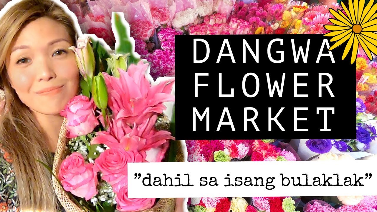 A traveler explores Dangwa Flower Market in this video.