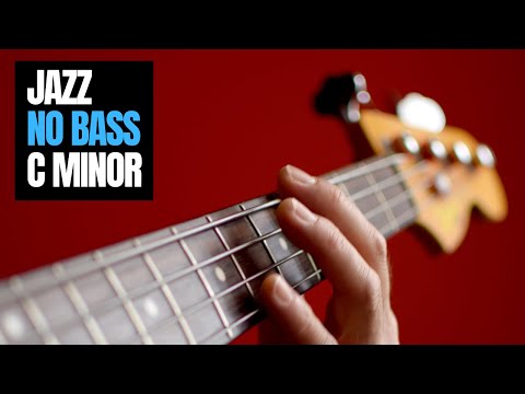 Jazz Bass Backing Track Walking Bass in C minor
