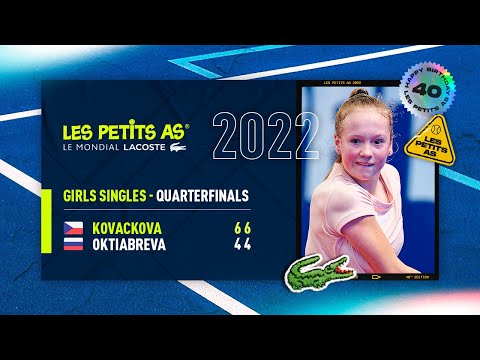 Les Petits As 2022 | Girls Quarterfinals | Alena Kovackova vs. Alisa Oktiabreva
