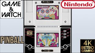 Pinball Game & Watch 4k Gameplay