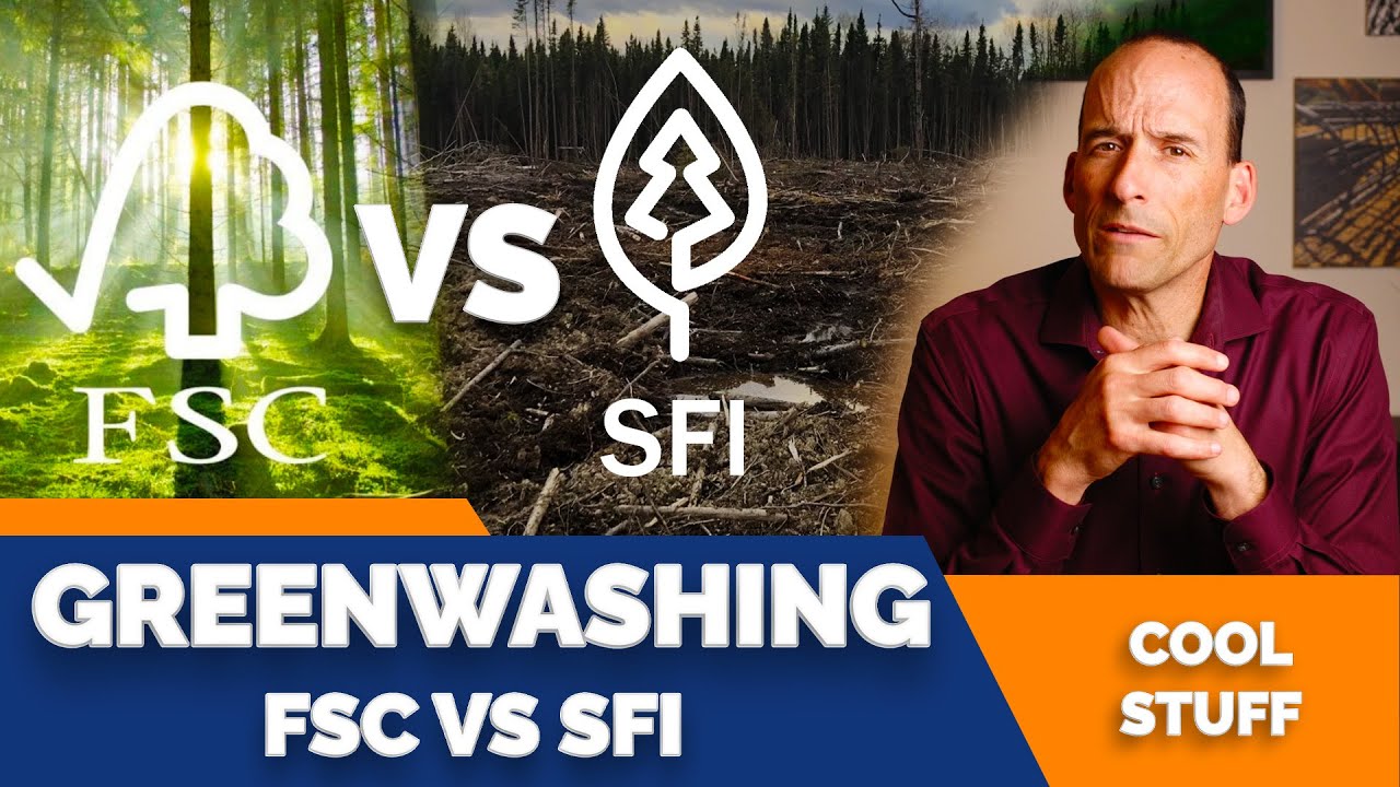 Companies LIE!!! (SHOCKING!)  Greenwashing:  SFI vs. FSC Certified Forestry