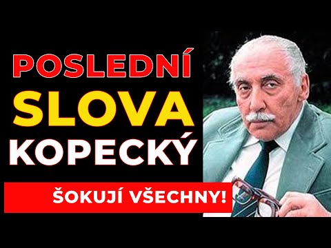 PROČ Miloš Kopecký nikdy neutekl na Západ? Odpověď PŘEKVAPUJE
