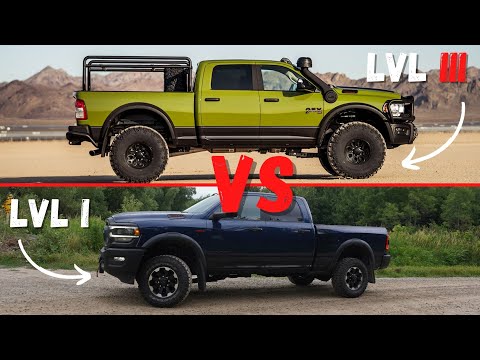 RAM 2500 Power Wagon | LEVEL 1 VS LEVEL 3 Off-Road Equipment Group - What's the Difference??