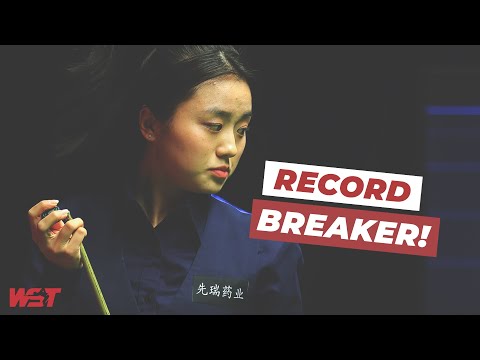 Bai Yulu Makes Highest Break In Women's World Championship History