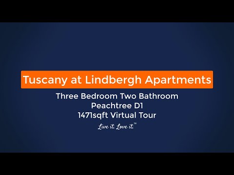 Atlanta Georgia Apartments Tuscany at Lindbergh Peachtree D1 1471sqft Virtual Tour
