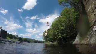 Delaware River Cliff Jump