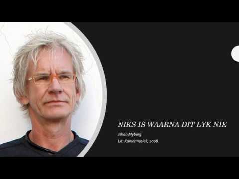 Afrikaans Huistaal Graad 11 gedig: Niks is waarna dit lyk nie