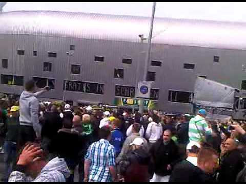 ado - vs - groningen - europa league gewonnen - kyocera stadion party - 29-05-2011 (video deel1).