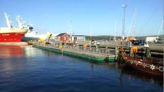 Lerwick Harbour - Shetland Islands - DIM RIV Viking Boat