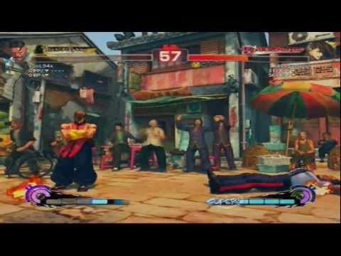 Super Street Fighter 4 (Arcade Edition) Online vs xSol94x Part 1