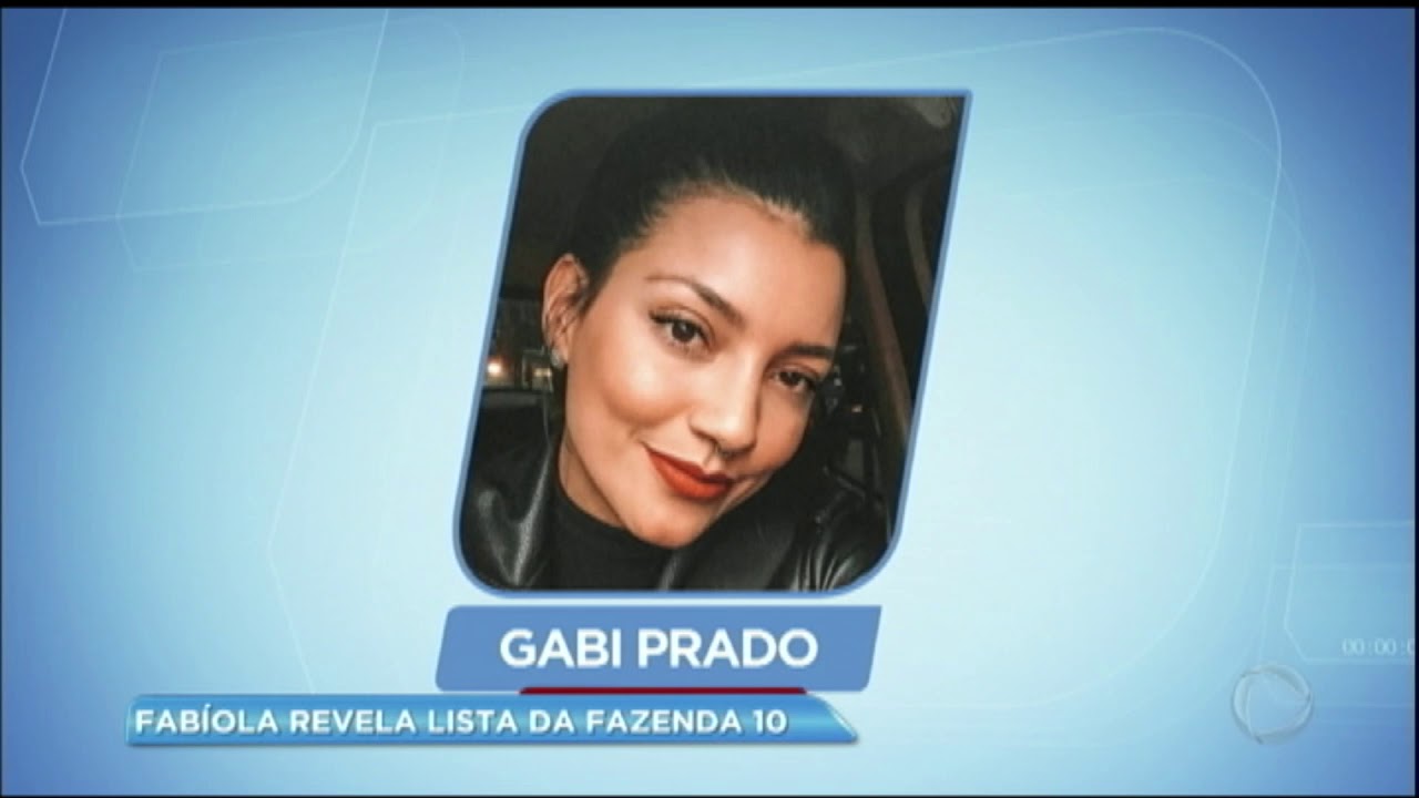 Veja os nomes que estão na lista da Fabíola para A Fazenda