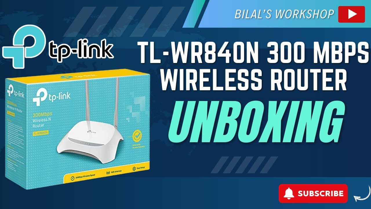 Miniatura da avaliação em vídeo de Roteador Tp-link 300mbps Tl-wr840n