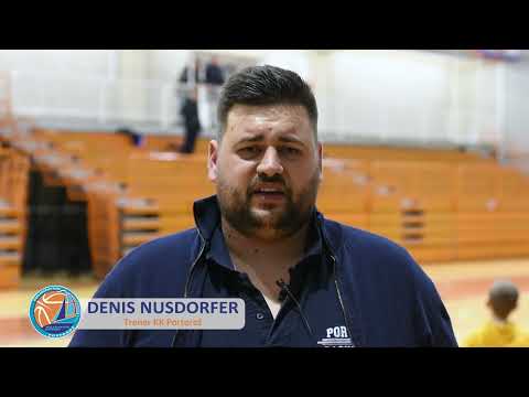 Denis Nusdorfer in Andraž Rogelja po tekmi Portorož - Litija