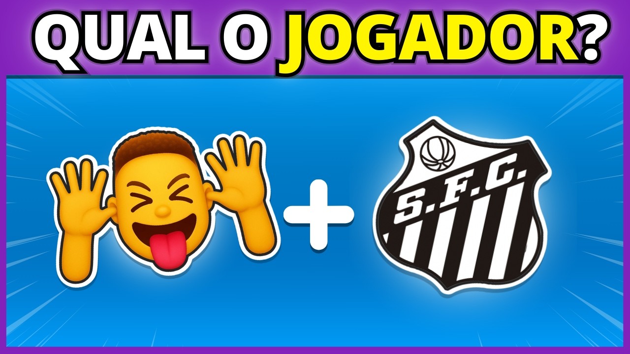 ⚽ ADIVINHE OS JOGADOR PELOS EMOJIS | Adivinhe os Craques de futebol | #buuquiz #futebol #quiz