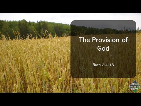 2021-11-14-AM - The provision of God