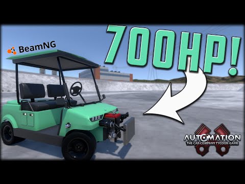 Making The Fastest.... Golf Cart??! Automation - BeamNG