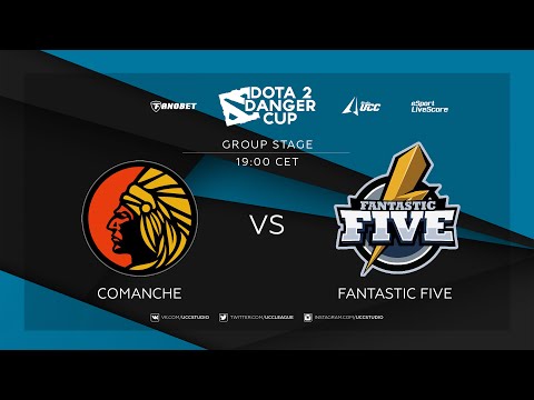 Dota 2 Danger Cup || Comanche vs Fantastic Five || bo2 || By DoubleD & 23december - oct.26 #1