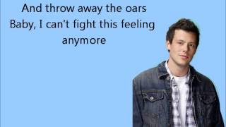 can&#39;t fight this feeling glee cast lyrics
