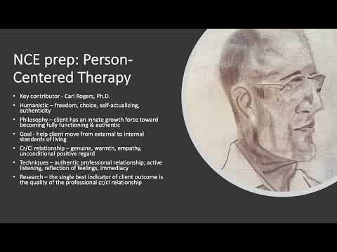 NCE prep: Person Centered Therapy
