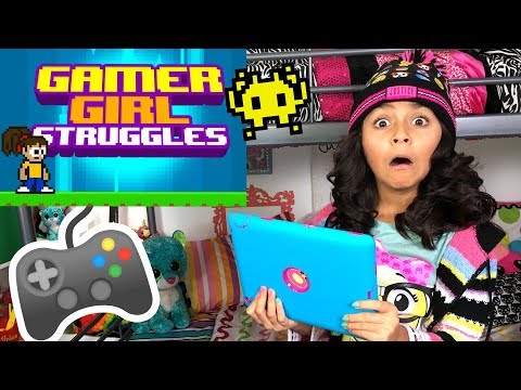 Gamer Girl Struggles - Funny Skits - Toy Master : The Evangeline Show // GEM Sisters Video