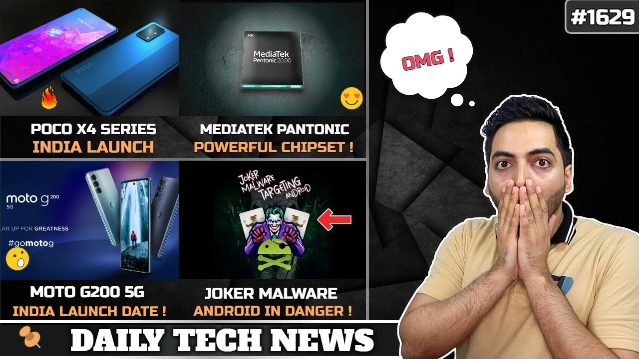 POCO X4 Series India Launch,MediaTek Pentonic 2000😯,Joker Malware Android,WiFi 7,Oneplus 9RT India