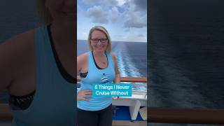 5 Things I never cruise without! Part 2 tomorrow! What’s on your list?  #cruise #packing