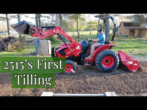 Tilling with the TYM 2515 25HP Tractor for the First Time!