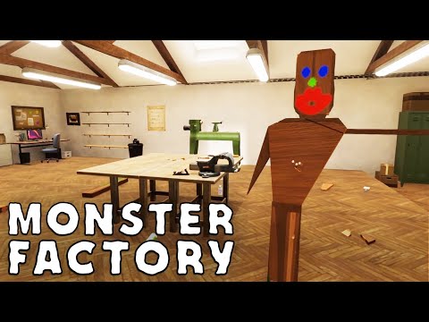Crafting a monster in Woodworking Simulator | Monster Factory