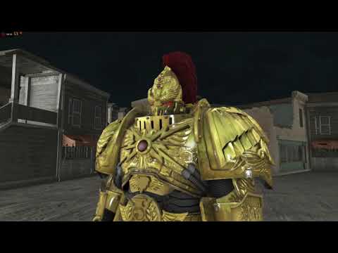 Fallout 4 - Warhammer 30-40k: Fancy and Shiny Adeptus Custodian! :)