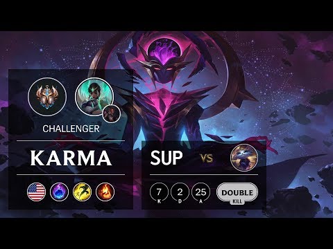 Karma Support vs Yuumi - NA Challenger Patch 9.12