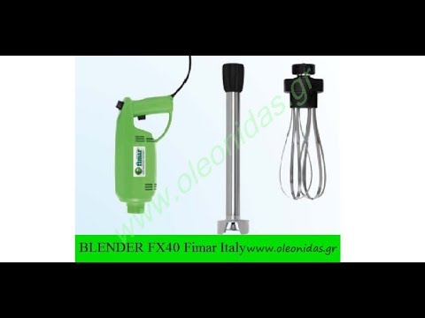 Mίξερ Χειρός - Ραβδομπλέντερ με Αναδευτήρα & Ράβδο FX40 Fimar Immersion Stick Blender