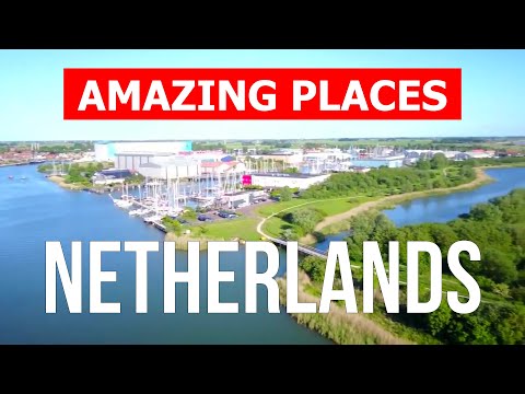 Netherlands city tour | The Hague, Rotterdam, Amsterdam city | video 4k | Netherlands from above