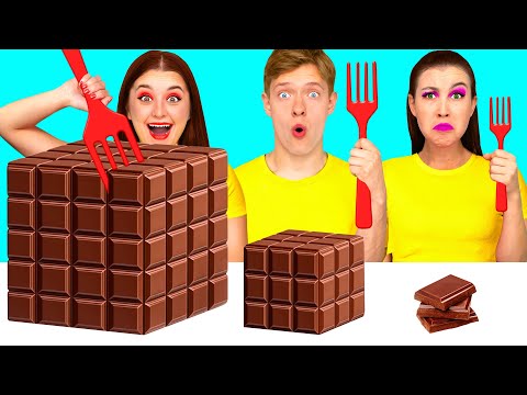 Big, Medium and Small Plate Challenge | Kitchen War by DaDaDa Challenge