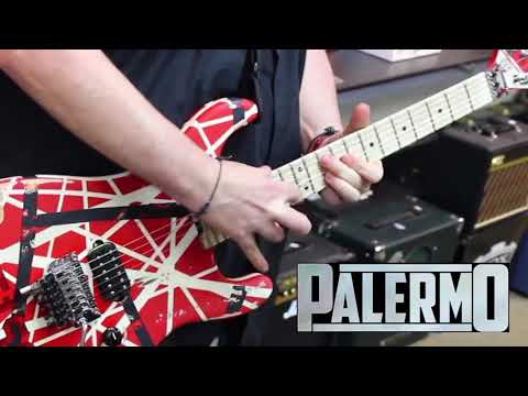 Palermo EVH 5150 Striped Conversion Eddie Van Halen Guitar Relic'd By Mike Palermo W/ Bag image 9