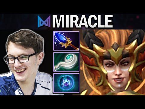 NIGMA.MIRACLE LINA WITH EULS-AGHANIMS - DOTA 2 7.27 GAMEPLAY