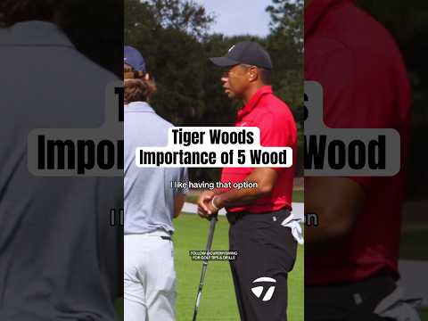 #TigerWoods on the importance of a 5 Wood #golf #golfdrills #golfer #golflife #golfswing #golftips
