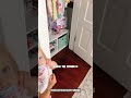 Ghost Hiding In A Child S Closet Who Keeps Smiling At Her Imaginary Friend Hauntedhouse Shorts
