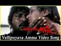 Vellipoyava Amma Video Song Adavailo Anna Movie Mohan Babu Roja