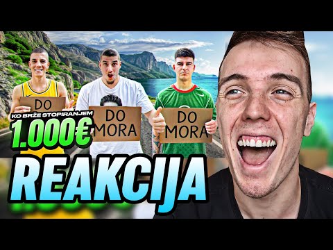 TAKMIČENJE KO ĆE PRVI DO MORA STOPIRANJEM! - CHODA REAKCIJA