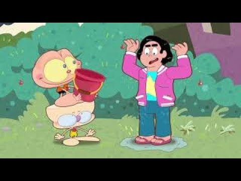 Mongo e Drongo  Estive com Steven Universo   Garnet, Ametista e Pérola   paródia em desenho.