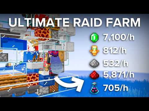 Best Possible Raid Farm - 1.21.2+ — Minecraft farm tutorial thumbnail